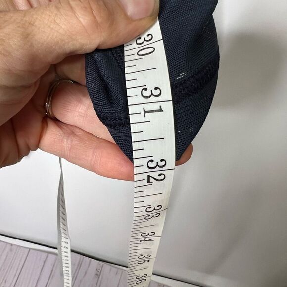 Lululemon Sweaty Endeavor Tights Mesh Inkwell Navy Blue - Picture 4 of 12